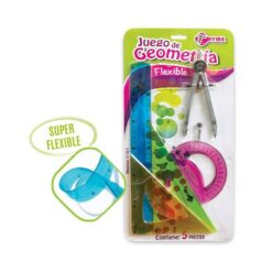 Geometry kit is shown in a plastic cover.