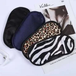 Sleeping Eye Mask presented in 4 different prints and colors