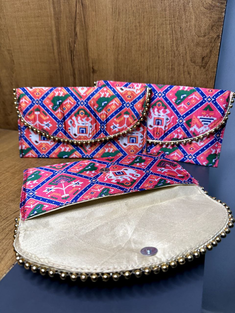 Buy Designer Bottom Flat Ethnic Jaipuri Silk Indian Wedding Zardozi Work  Potli Bag, Silk Embroidery Handwork Handbag, Favour Wedding Gift, Online in  India - Etsy