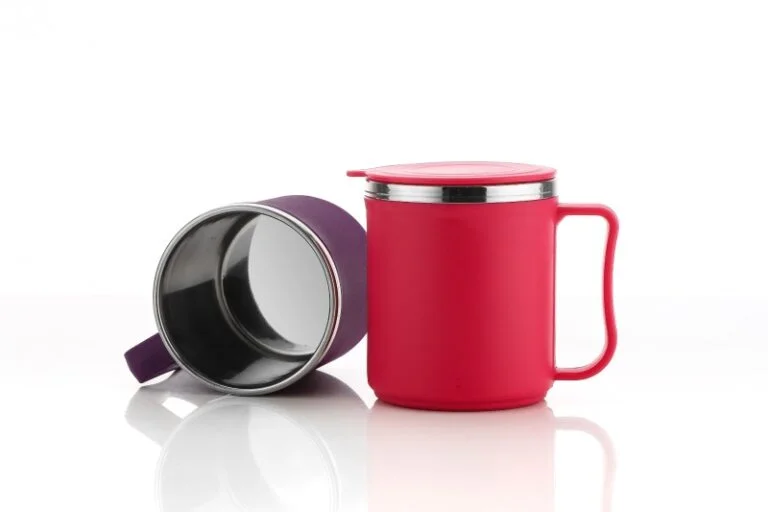 Plastic Coffee Mug With Lid 6269