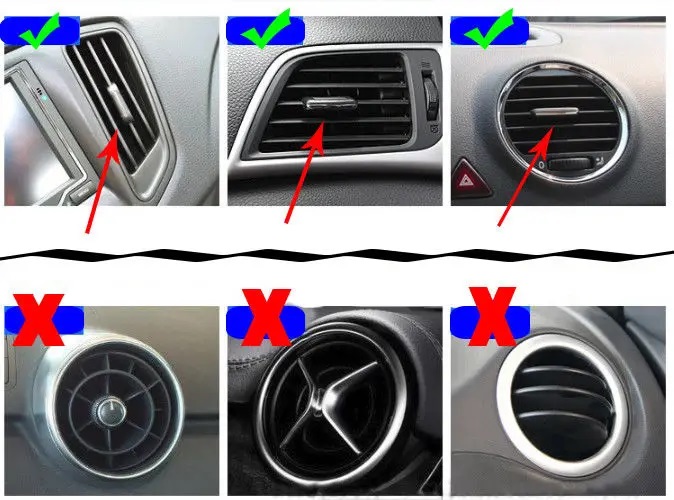 10Pcs Car Air Conditioner Outlet Decoration Strip 
