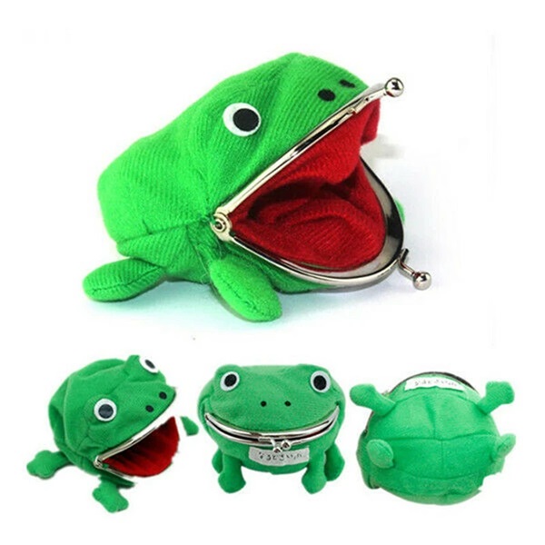 Green frog coin purse - Portman Studios