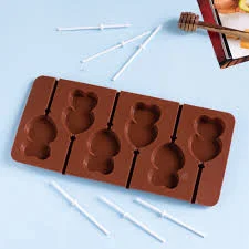 6 Grid lollipop chocolate mould