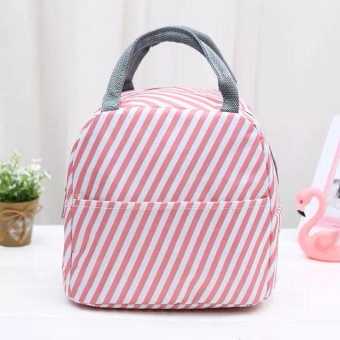 Insulated Lunch Bag Front Pocket - 366 (Random Colour) 