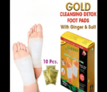 Gold Detox Foot Patch Package Detoxification on Demand: Gold Detox Foot Patches Package A package of Gold Detox Foot Patches displayed with a pair of patches visible.