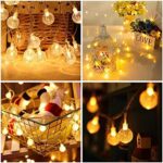 14-LED Crystal Ball String Diwali Lights 14-LED Crystal Ball String Light for Elegant Decor A strand of 14-LED Crystal Ball String Light illuminated, showcasing a cascade of sparkling crystal balls casting a soft, enchanting glow.