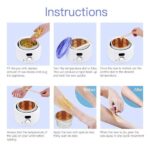 A collage has step by step instructions for using Pro Wax Hot Heater