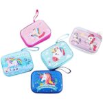 Close-up of Unicorn Design Earphone Case Material | Durable Material Showcases Playful Unicorn Design