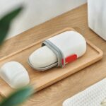 Close-up of Travel Soap Container Box | Leak-Proof Design Prevents Messy Spills