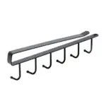 Cabinet Shelf Multiuse Hook Holder | Chrome Metal Construction for Kitchen Utensils