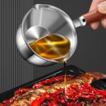 The stainless steel mini saucepan with a lid placed on top, showcasing its snug fit and heat retention capabilities.